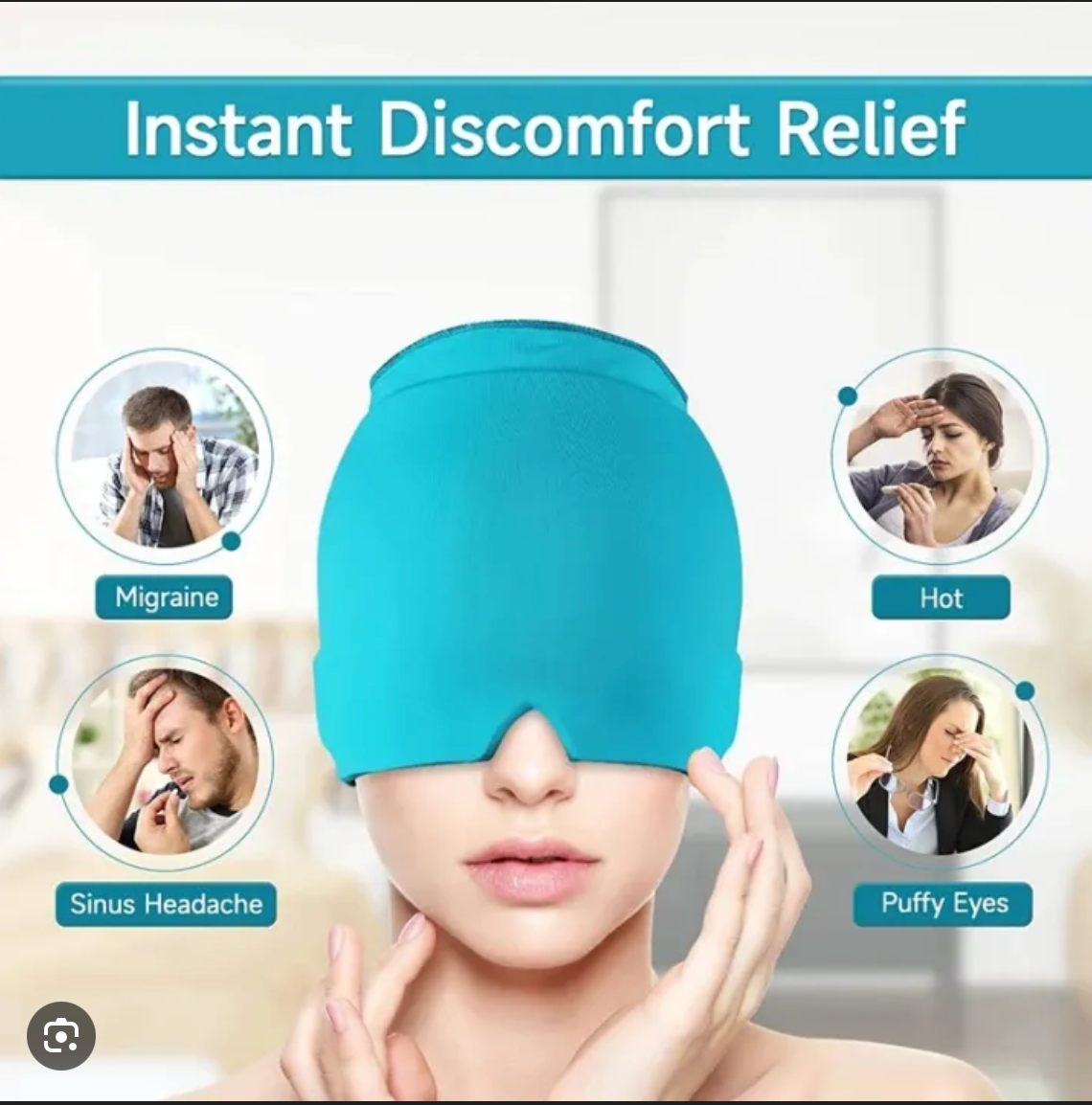 Lunex™ 360 Comfort Hood – Cold & Heat Relaxation Mask